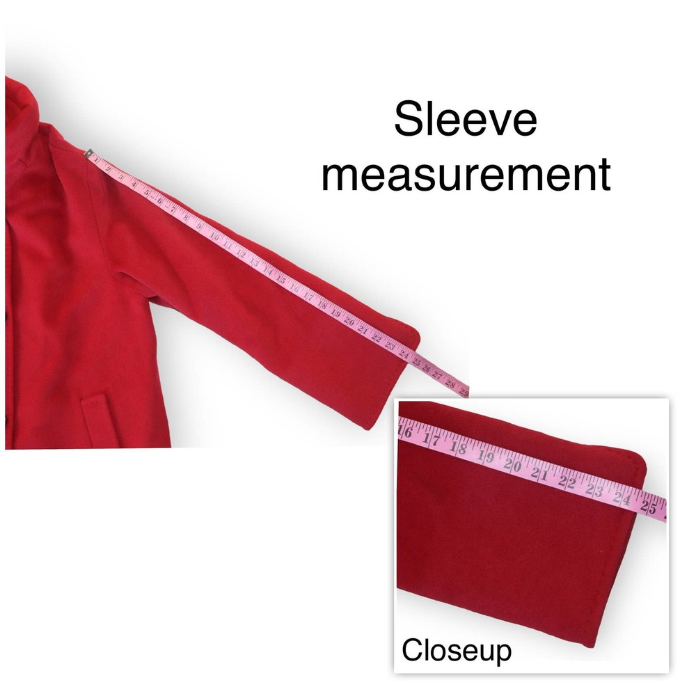 Cinzia Rocca Angora Wool Coat Size 14 - Picture 6 of 10